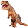 Lulu Home Halloween Dinosaur Costume Inflatable TRex Dinosaur Costume for Adults Brown 75FT