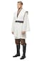 Cosplaysky Mens Tunic Cosplay Costume Adults Outfits Halloween Robe Hooded Uniform