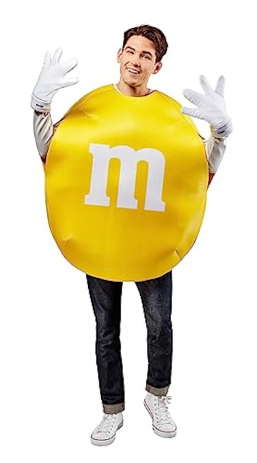 Rubies MMs Yellow MM Costume for Adults Unisex One Size