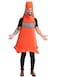 Seasons Construction Cone Costume for Man Funny Traffic Cone Halloween Costume for Adult L