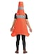 Seasons Construction Cone Costume for Man Funny Traffic Cone Halloween Costume for Adult L