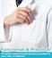 Snwquik Lab Coat for MenWomenDoctor Costume for Adults TeensWhite Long Sleeve Unisex Science Chemistry Lab Coat M