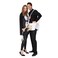 Spooktacular Creations Plug and Socket Halloween Costume Adult Plug and Outlet Couples USB Costume for Halloween Cosplay Party Medium