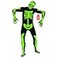 Morphsuits mens Glow Skeleton Morphsuit Fancy Dress adult sized costumes Glow Skeleton Large US MPSGL