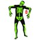 Morphsuits mens Glow Skeleton Morphsuit Fancy Dress adult sized costumes Glow Skeleton Large US MPSGL