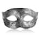 Gjinxi Venetian Vintage Retro Masquerade Mask for Men UnisexAdults Silver