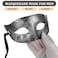 Gjinxi Venetian Vintage Retro Masquerade Mask for Men UnisexAdults Silver