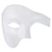 Thmyo Half Face Mens Phantom Of The Opera Vintage Design Venetian Carnival Masquerade Mask White