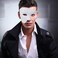 Thmyo Half Face Mens Phantom Of The Opera Vintage Design Venetian Carnival Masquerade Mask White