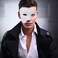Thmyo Half Face Mens Phantom Of The Opera Vintage Design Venetian Carnival Masquerade Mask White