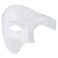 Thmyo Half Face Mens Phantom Of The Opera Vintage Design Venetian Carnival Masquerade Mask White