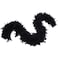 Flydreamfeathers 60 Gram 2 yards Long Chandelle Feather Boa Great for Party Wedding Halloween Costume Christmas Tree DecorationBlack
