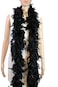 Flydreamfeathers 60 Gram 2 yards Long Chandelle Feather Boa Great for Party Wedding Halloween Costume Christmas Tree DecorationBlack