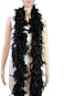 Flydreamfeathers 60 Gram 2 yards Long Chandelle Feather Boa Great for Party Wedding Halloween Costume Christmas Tree DecorationBlack