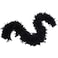 Flydreamfeathers 60 Gram 2 yards Long Chandelle Feather Boa Great for Party Wedding Halloween Costume Christmas Tree DecorationBlack