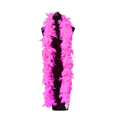 MagiDeal Feathers 100g Chandelle Feather Boa Hot Pink