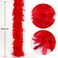 THARAHT Red Chandelle Turkey Feather Boa 2 Yards 40g for DIY Craft Home Dancing Wedding Party Halloween Costume Decoration Feather Boa