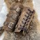 HiiFeuer Medieval PU Leather Buckle Arm Bracers Knight LARP Retro Renaissance Arm Guards One Size One Pair Bronze