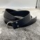 HiiFeuer Medieval PU Leather Ring Belt Retro Renaissance Rivets Belt for LARP Ren Faire Parties Black A