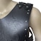 HiiFeuer Viking Faux Leather Embossed Langskip Chest Armor Retro Medieval Knight Leather Armor for LARPCosplay Black B
