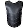 HiiFeuer Viking Faux Leather Embossed Langskip Chest Armor Retro Medieval Knight Leather Armor for LARPCosplay Black B