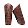 HOEACXY Medieval Leather Bracers Dragon Embossed Viking Leather Bracers Leather Arm Armer Cuff Leather Gauntlet Costumes Accessories