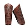 HOEACXY Medieval Leather Bracers Dragon Embossed Viking Leather Bracers Leather Arm Armer Cuff Leather Gauntlet Costumes Accessories