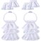 Geyoga 2 Pack Colonial Lace Jabot Collar Cuffs Set Unisex Halloween Party accessory for Adults