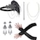 BABEYOND 1920s Flapper Accessories Gatsby Costume Accessories Set 20s Flapper Headband Pearl Necklace Gloves Plastic Holder