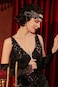 BABEYOND 1920s Flapper Accessories Gatsby Costume Accessories Set 20s Flapper Headband Pearl Necklace Gloves Plastic Holder
