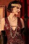 BABEYOND 1920s Flapper Accessories Gatsby Costume Accessories Set 20s Flapper Headband Pearl Necklace Gloves Plastic Holder