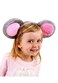 elope Gray Mouse Ears Headband and Tail Kit VelourCovered Ears and Foam Tail with Hook and Loop Fastener