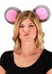 elope Gray Mouse Ears Headband and Tail Kit VelourCovered Ears and Foam Tail with Hook and Loop Fastener