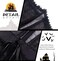 L'VOW LVOW Women Black Victorian Collar Standing Vampire Collar Detachable Dracula Collar Witch Gothic AccessoriesMesh