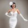 PLULON 8 Pcs 1920s Flapper Accessories Set for Women Great Gatsby Headband Headpiece Roaring 20s Costume Accessories Set