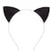 ZTL Cat Ears Headband Bell Choker Lace Fingerless Gloves Set for Cosplay Costume