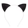 ZTL Cat Ears Headband Bell Choker Lace Fingerless Gloves Set for Cosplay Costume
