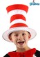 Elope elope Dr Seuss Cat in The Hat Striped Stovepipe Costume Hat for Kids Red