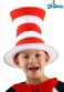 Elope elope Dr Seuss Cat in The Hat Striped Stovepipe Costume Hat for Kids Red