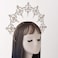BLESSUME Halo Crown Mary Goddess Headband Women Halloween Costume Headpiece Silver 2
