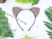 Bonnie Z. Bonnie Z Leonardo Furry Padded Coffee Cat Ears Headband
