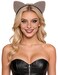 Bonnie Z. Bonnie Z Leonardo Furry Padded Coffee Cat Ears Headband