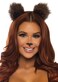 Leg Avenue Bear Ear Headband Brown