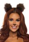 Leg Avenue Bear Ear Headband Brown