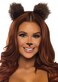 Leg Avenue Bear Ear Headband Brown