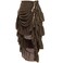 GRACEART Womens Victorian Steampunk Skirt Army Green Large