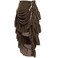 GRACEART Womens Victorian Steampunk Skirt Army Green Large