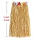 NEWCREATIVETOP 32 Adults Flowered Luau Hula Skirts Pack of 3Assorted Colors Grass