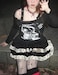 URAWESO Womens Lolita Bloomers Y2k Grunge Ruffles Pumpkin Pants Black and White