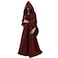 BLESSUME Women Renaissance Medieval Witch Dress Cosplay Costume Wine Red S